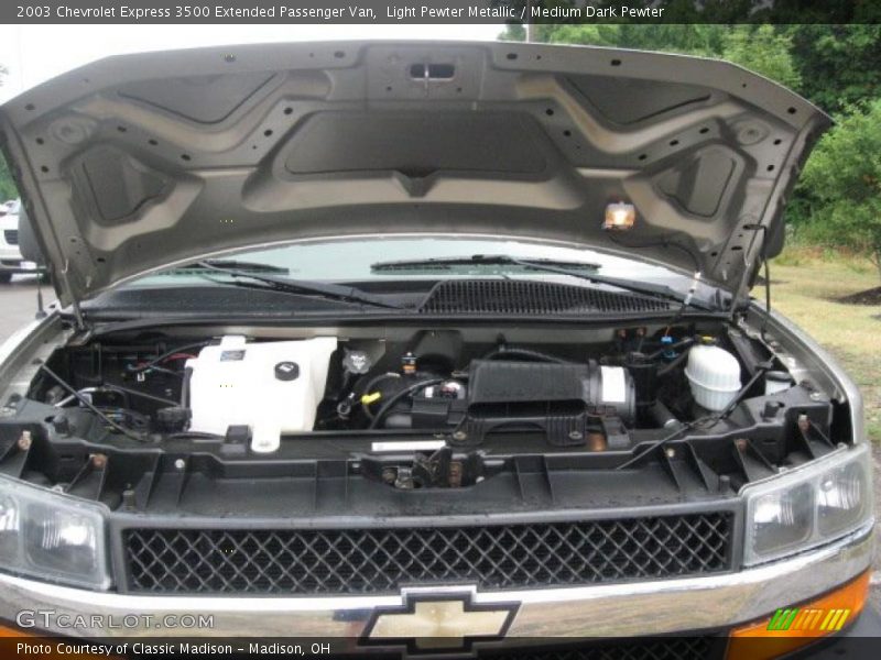 Light Pewter Metallic / Medium Dark Pewter 2003 Chevrolet Express 3500 Extended Passenger Van