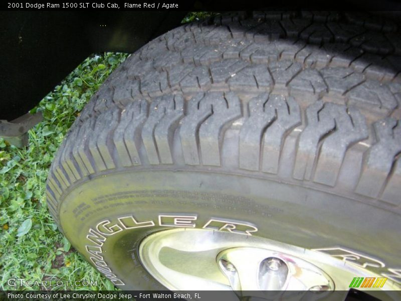 Flame Red / Agate 2001 Dodge Ram 1500 SLT Club Cab