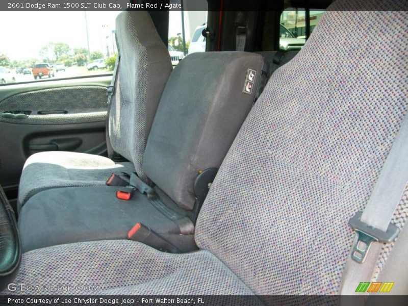 Flame Red / Agate 2001 Dodge Ram 1500 SLT Club Cab