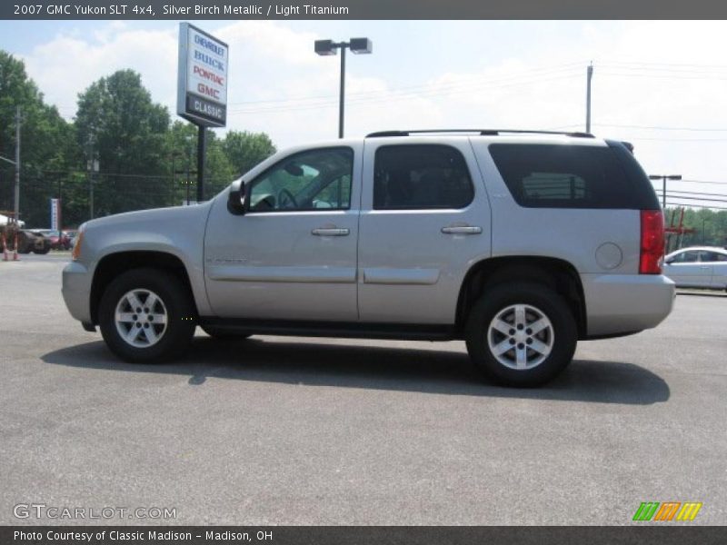Silver Birch Metallic / Light Titanium 2007 GMC Yukon SLT 4x4