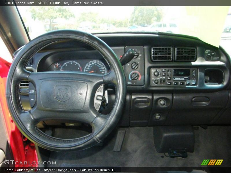 Flame Red / Agate 2001 Dodge Ram 1500 SLT Club Cab