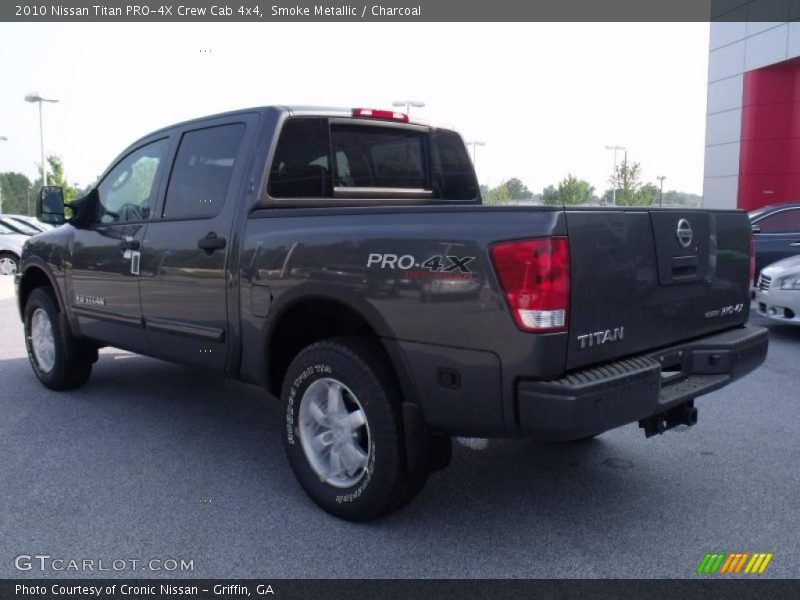 Smoke Metallic / Charcoal 2010 Nissan Titan PRO-4X Crew Cab 4x4