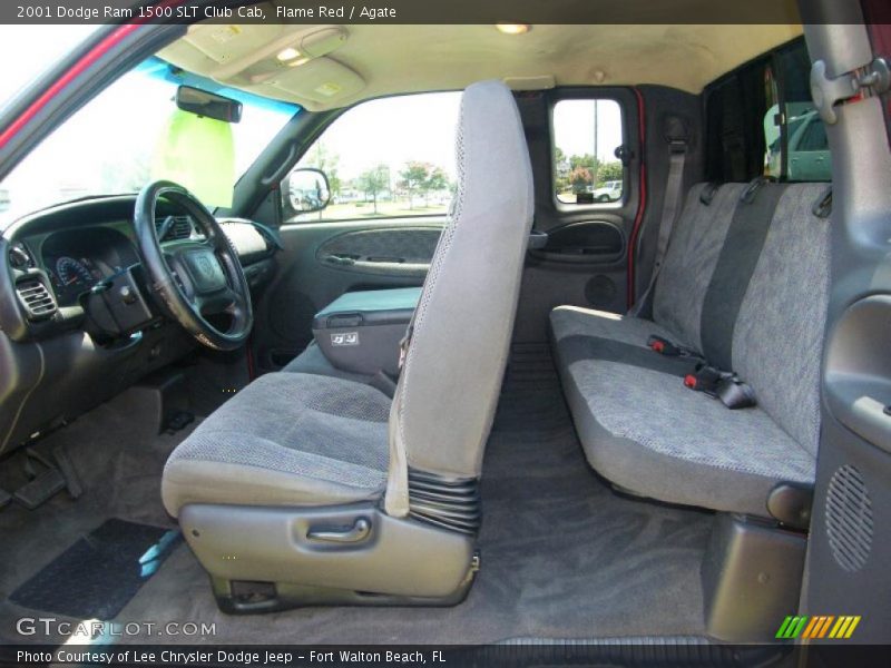 Flame Red / Agate 2001 Dodge Ram 1500 SLT Club Cab