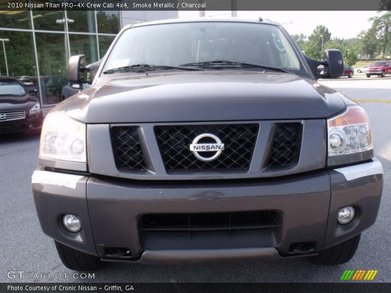 Smoke Metallic / Charcoal 2010 Nissan Titan PRO-4X Crew Cab 4x4