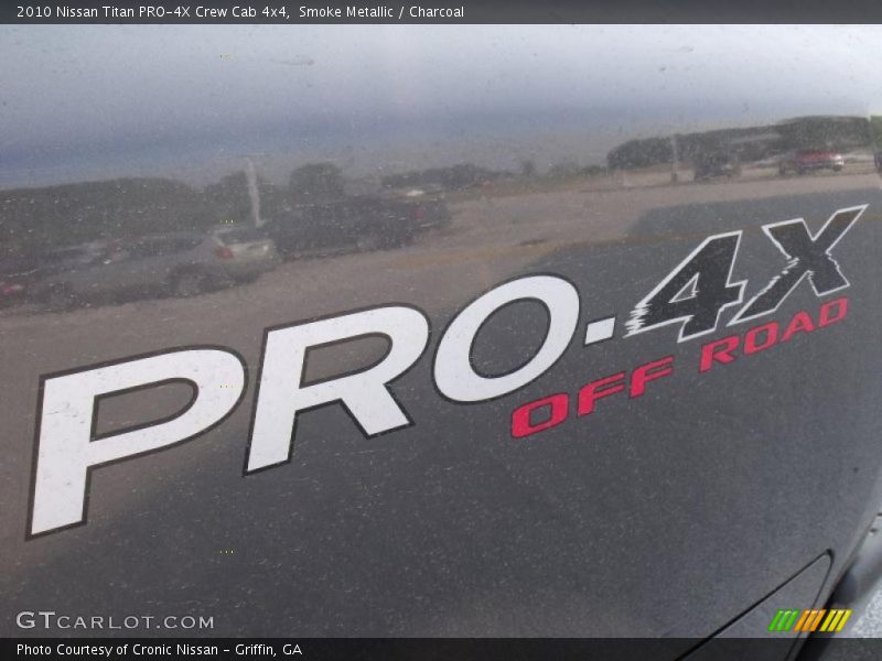 Smoke Metallic / Charcoal 2010 Nissan Titan PRO-4X Crew Cab 4x4