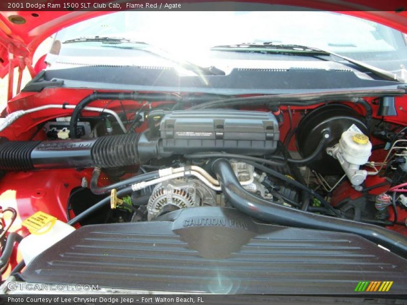 Flame Red / Agate 2001 Dodge Ram 1500 SLT Club Cab