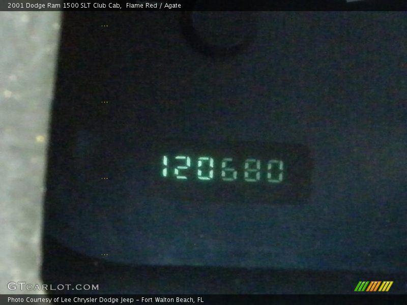 Flame Red / Agate 2001 Dodge Ram 1500 SLT Club Cab