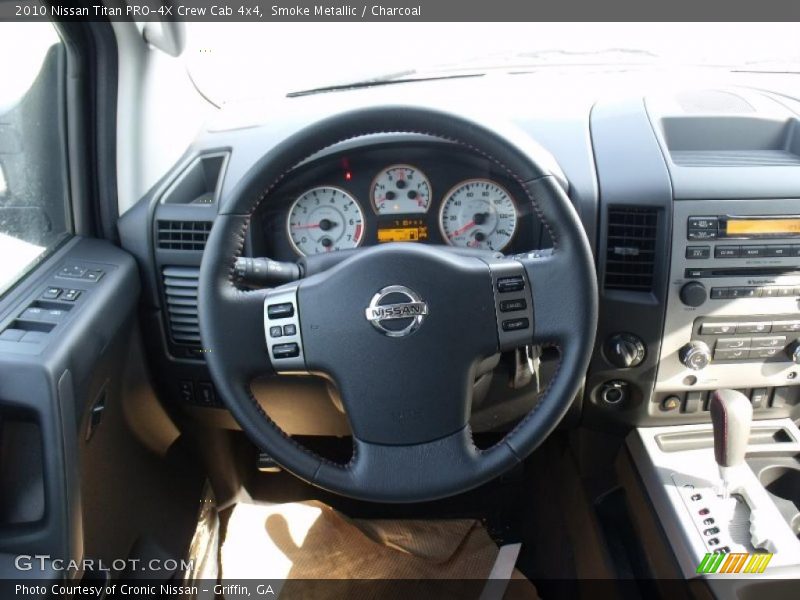 Smoke Metallic / Charcoal 2010 Nissan Titan PRO-4X Crew Cab 4x4