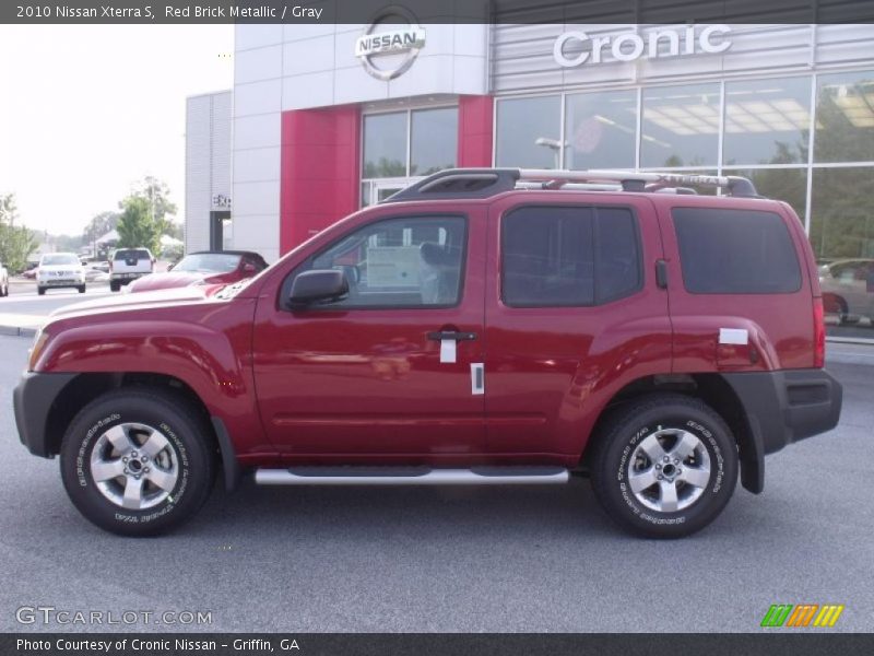 Red Brick Metallic / Gray 2010 Nissan Xterra S