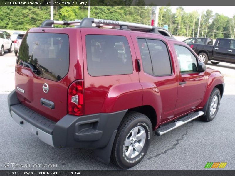 Red Brick Metallic / Gray 2010 Nissan Xterra S