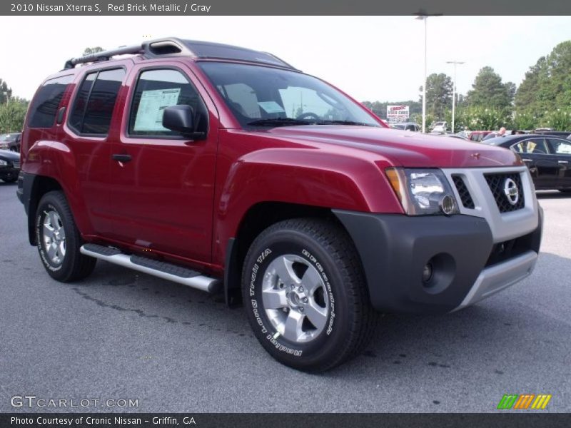 Red Brick Metallic / Gray 2010 Nissan Xterra S