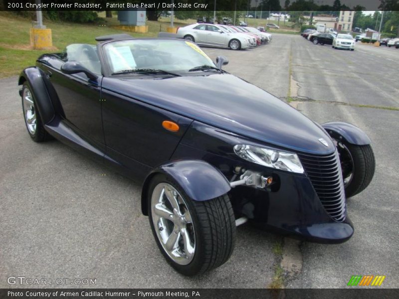 Patriot Blue Pearl / Dark Slate Gray 2001 Chrysler Prowler Roadster