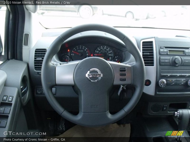 Red Brick Metallic / Gray 2010 Nissan Xterra S