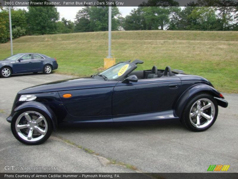 Patriot Blue Pearl / Dark Slate Gray 2001 Chrysler Prowler Roadster
