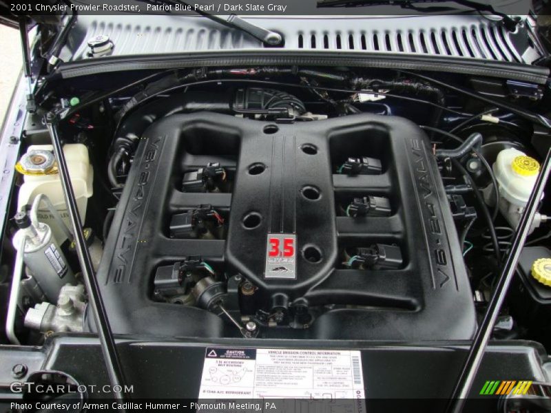 Patriot Blue Pearl / Dark Slate Gray 2001 Chrysler Prowler Roadster