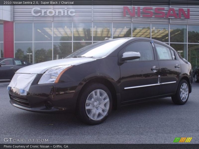 Super Black / Charcoal 2010 Nissan Sentra 2.0