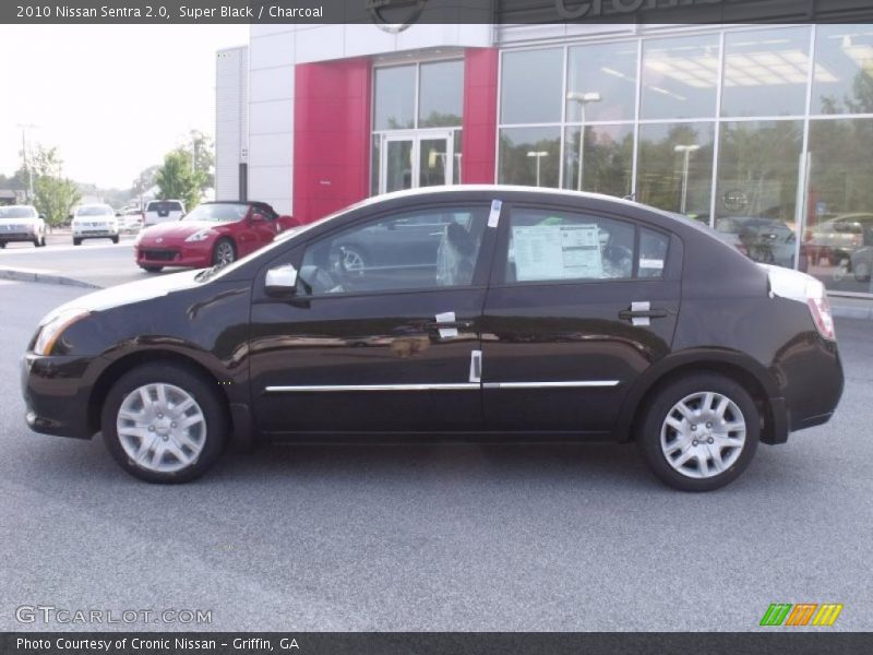 Super Black / Charcoal 2010 Nissan Sentra 2.0