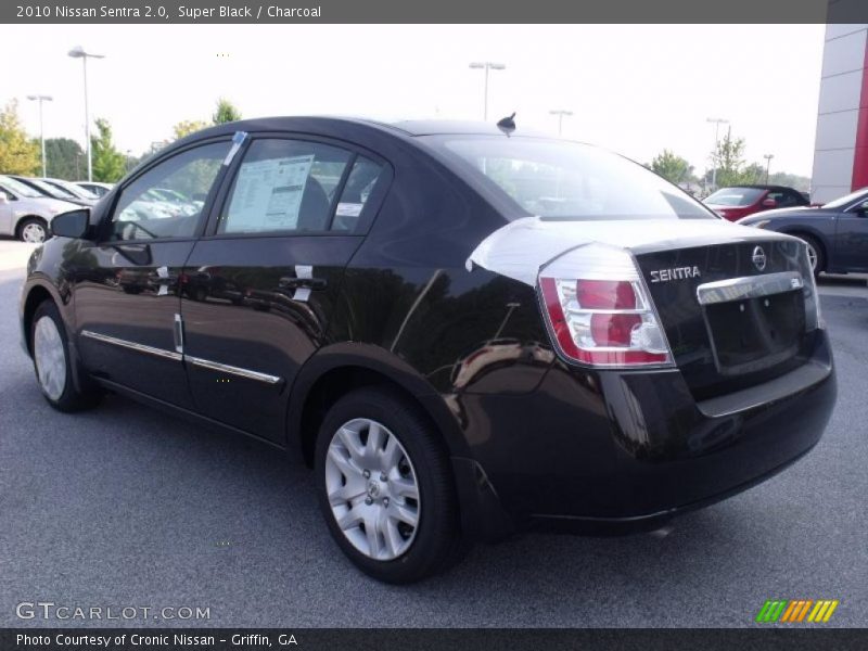 Super Black / Charcoal 2010 Nissan Sentra 2.0