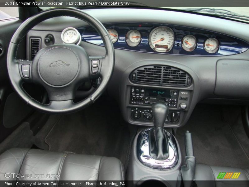 Patriot Blue Pearl / Dark Slate Gray 2001 Chrysler Prowler Roadster
