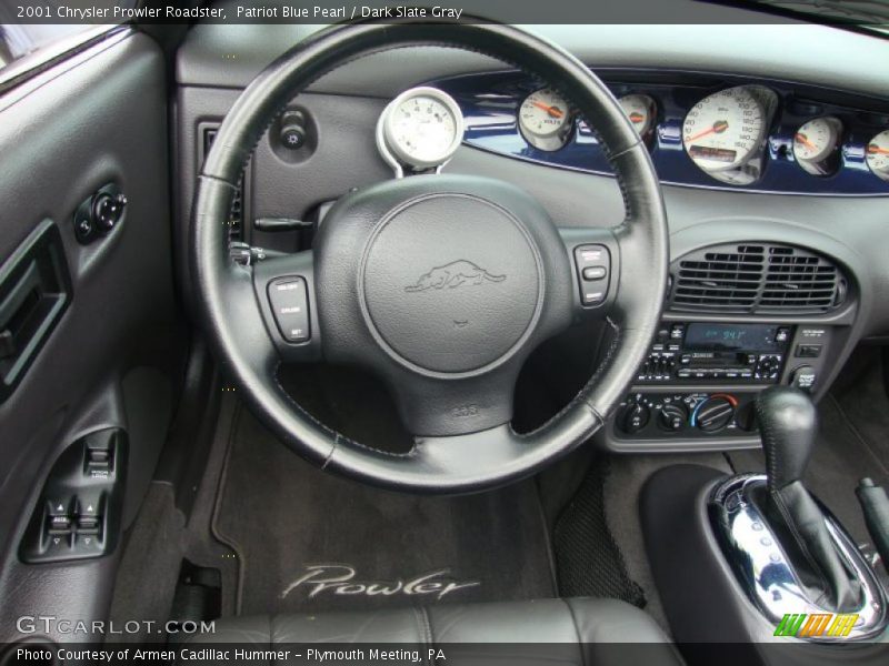 Patriot Blue Pearl / Dark Slate Gray 2001 Chrysler Prowler Roadster