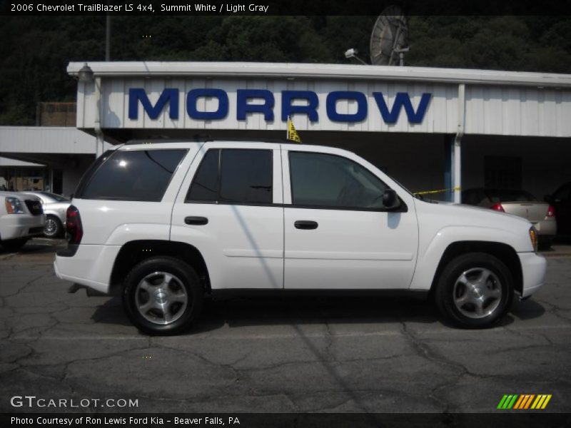 Summit White / Light Gray 2006 Chevrolet TrailBlazer LS 4x4