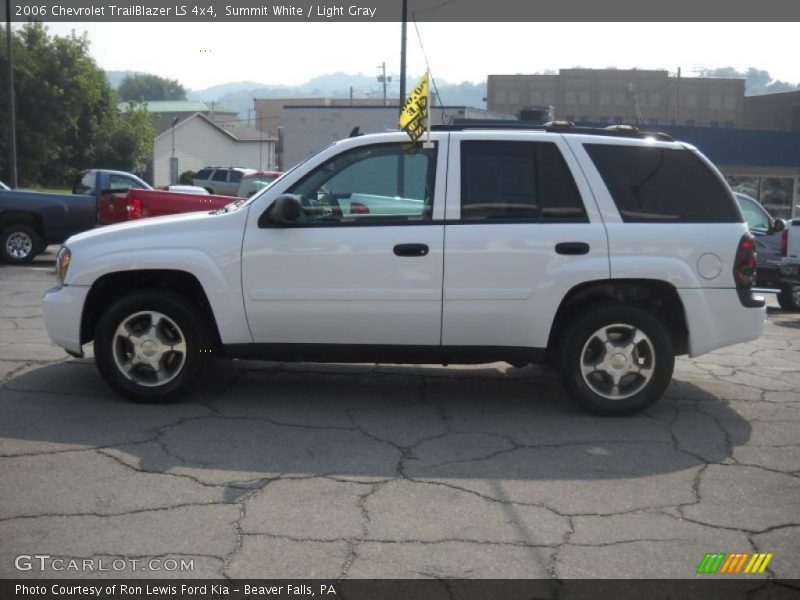Summit White / Light Gray 2006 Chevrolet TrailBlazer LS 4x4