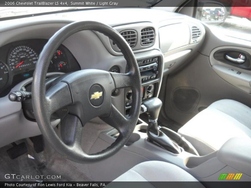Summit White / Light Gray 2006 Chevrolet TrailBlazer LS 4x4