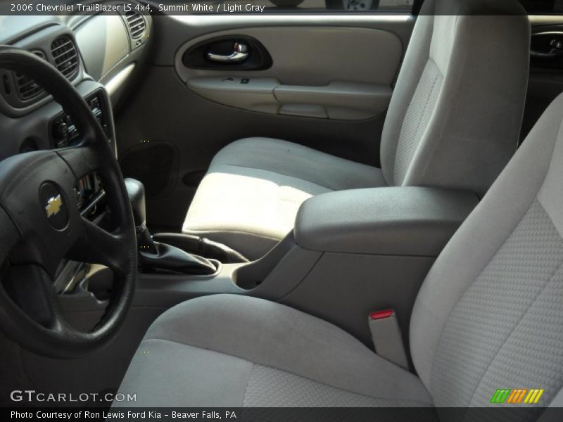 Summit White / Light Gray 2006 Chevrolet TrailBlazer LS 4x4