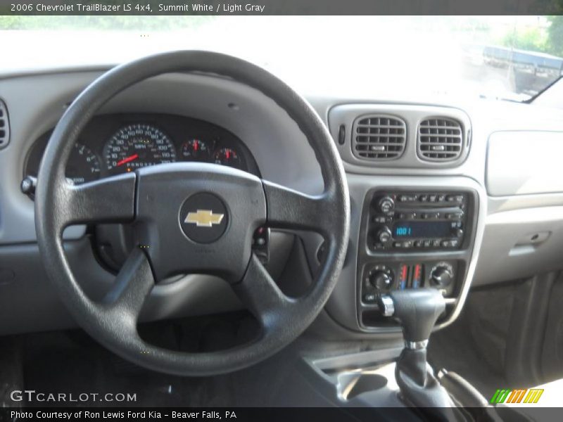Summit White / Light Gray 2006 Chevrolet TrailBlazer LS 4x4