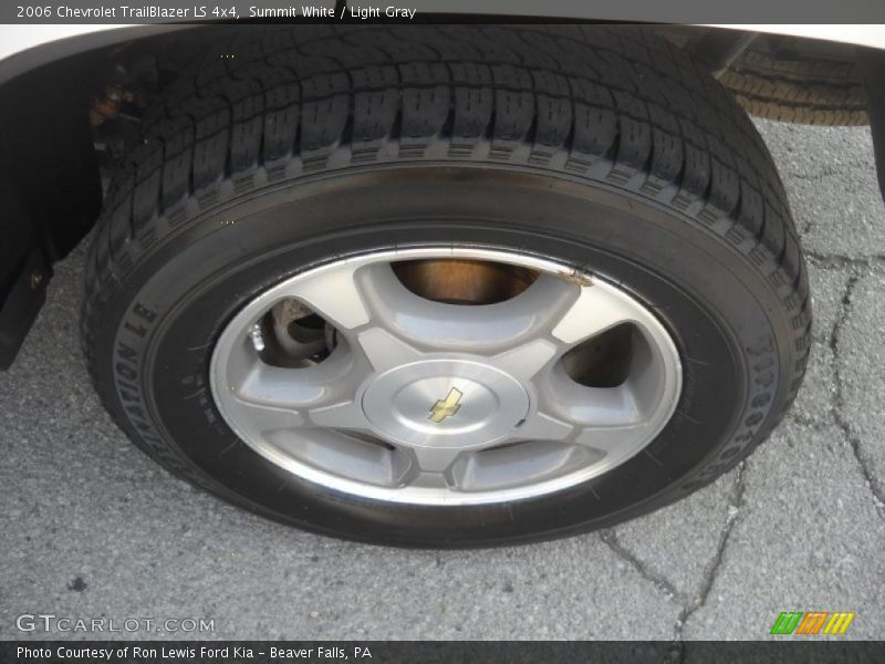 Summit White / Light Gray 2006 Chevrolet TrailBlazer LS 4x4