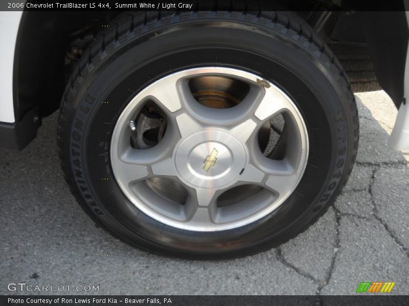 Summit White / Light Gray 2006 Chevrolet TrailBlazer LS 4x4