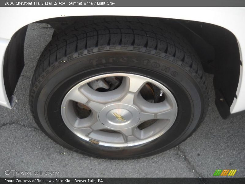 Summit White / Light Gray 2006 Chevrolet TrailBlazer LS 4x4