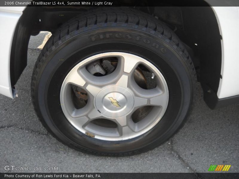 Summit White / Light Gray 2006 Chevrolet TrailBlazer LS 4x4