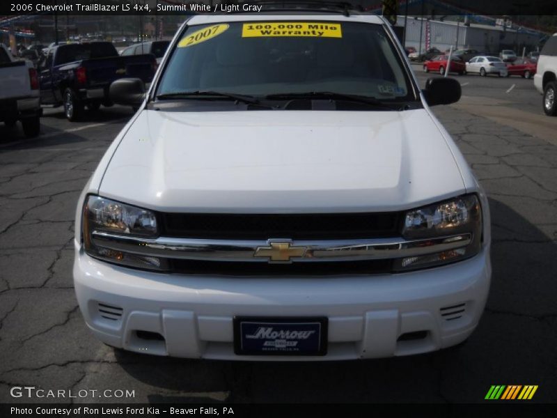 Summit White / Light Gray 2006 Chevrolet TrailBlazer LS 4x4