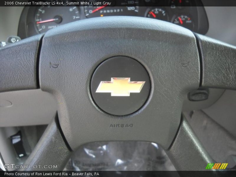 Summit White / Light Gray 2006 Chevrolet TrailBlazer LS 4x4