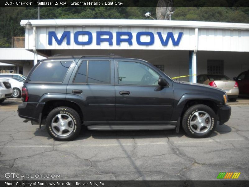 Graphite Metallic / Light Gray 2007 Chevrolet TrailBlazer LS 4x4