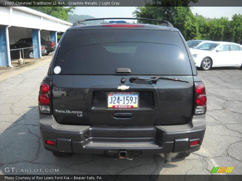 Graphite Metallic / Light Gray 2007 Chevrolet TrailBlazer LS 4x4