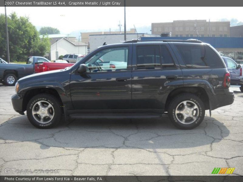 Graphite Metallic / Light Gray 2007 Chevrolet TrailBlazer LS 4x4