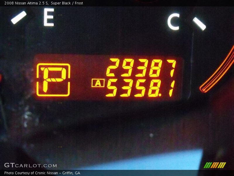 Super Black / Frost 2008 Nissan Altima 2.5 S