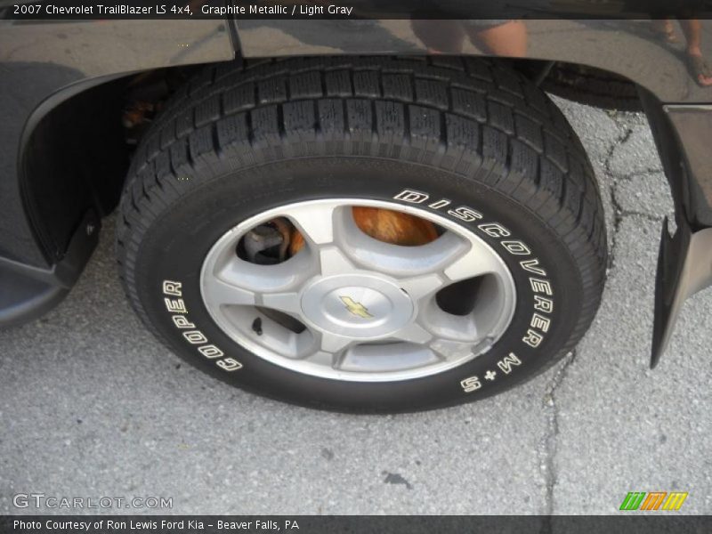 Graphite Metallic / Light Gray 2007 Chevrolet TrailBlazer LS 4x4