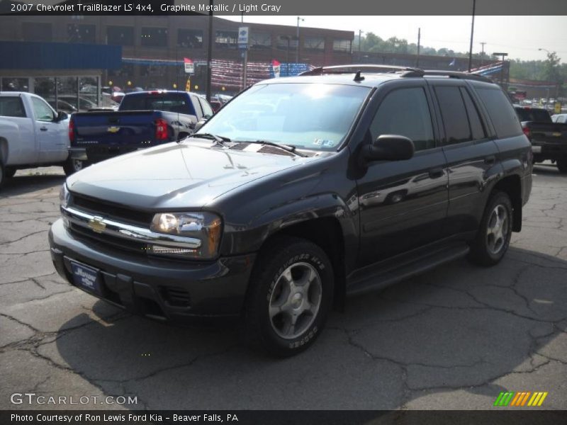 Graphite Metallic / Light Gray 2007 Chevrolet TrailBlazer LS 4x4