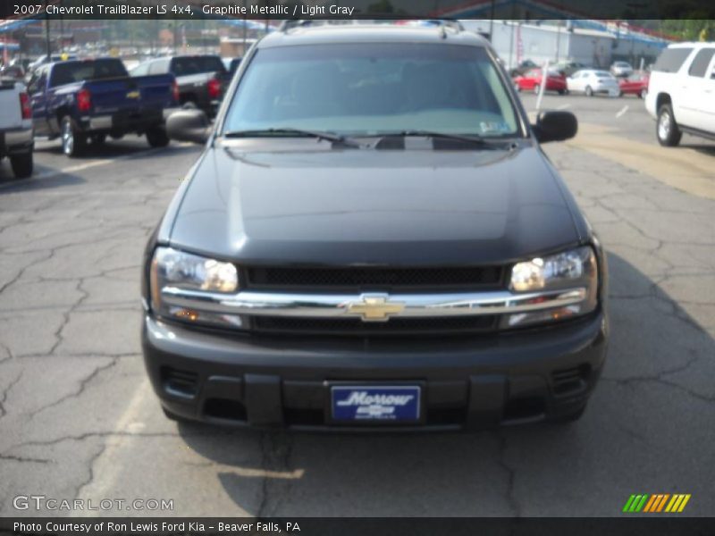 Graphite Metallic / Light Gray 2007 Chevrolet TrailBlazer LS 4x4