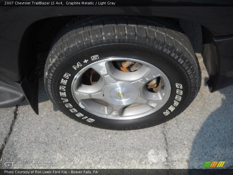 Graphite Metallic / Light Gray 2007 Chevrolet TrailBlazer LS 4x4