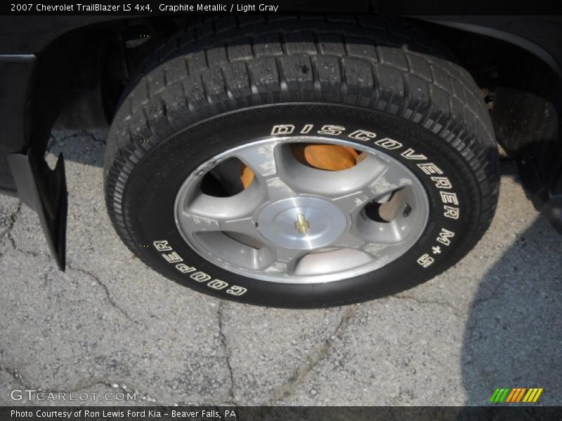 Graphite Metallic / Light Gray 2007 Chevrolet TrailBlazer LS 4x4