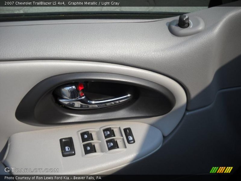 Graphite Metallic / Light Gray 2007 Chevrolet TrailBlazer LS 4x4
