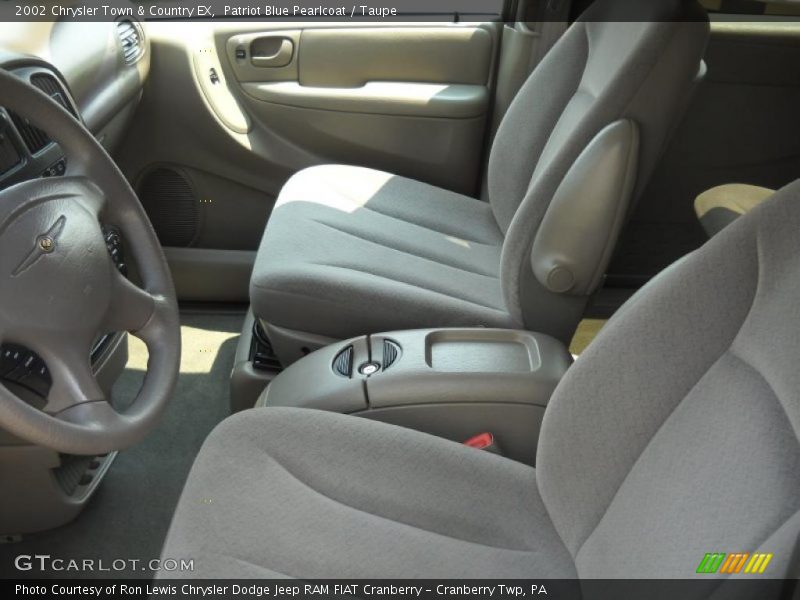Patriot Blue Pearlcoat / Taupe 2002 Chrysler Town & Country EX