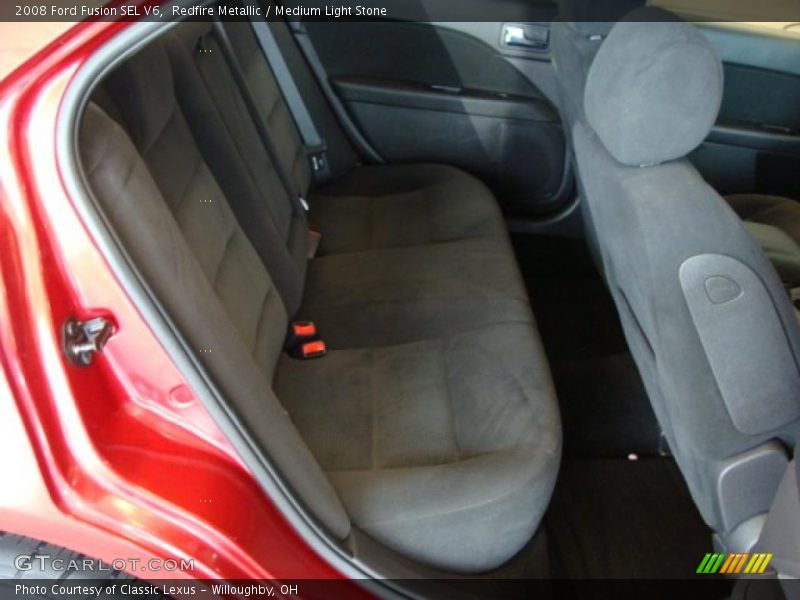 Redfire Metallic / Medium Light Stone 2008 Ford Fusion SEL V6