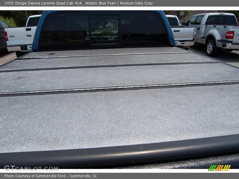Atlantic Blue Pearl / Medium Slate Gray 2005 Dodge Dakota Laramie Quad Cab 4x4