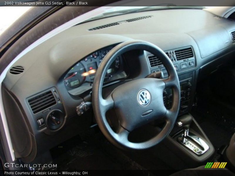 Black / Black 2002 Volkswagen Jetta GLS Sedan