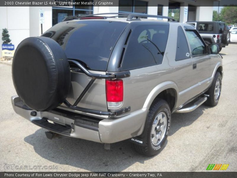 Light Pewter Metallic / Graphite 2003 Chevrolet Blazer LS 4x4